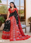 Ikkaya Patola Vol 3 By Saroj Cotton Silk Patola Printed Sarees Wholesale Shop In Surat
